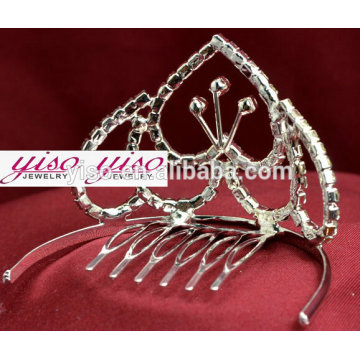 Bridal custom cityant crianças rainha estilo tiara coroa